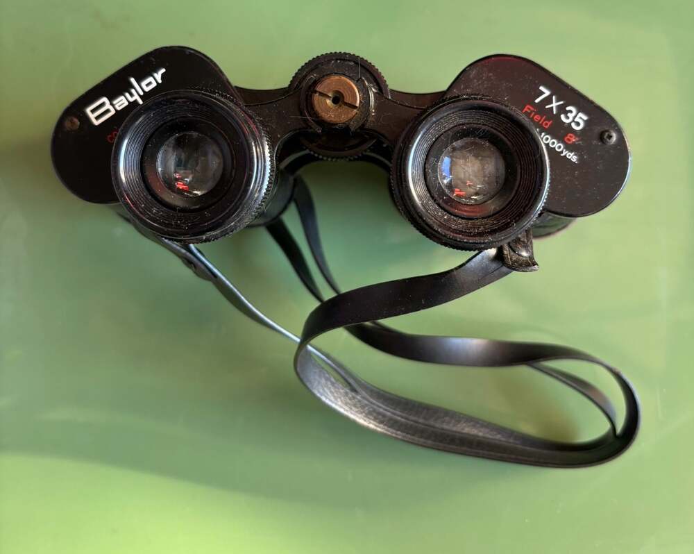 Vintage Baylor 7x35 Field Coated Optics Binoculars Japan